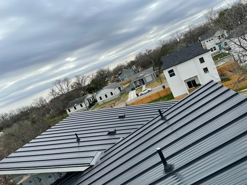 Standing seam metal roof panels with vents for Skylight Repair in St. Peters